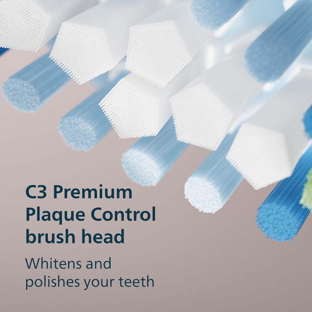 Philips Sonicare empaque con etiqueta y características clave visibles para compra informada