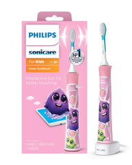Philips Sonicare vista frontal del mango, diseño cómodo y agarre seguro