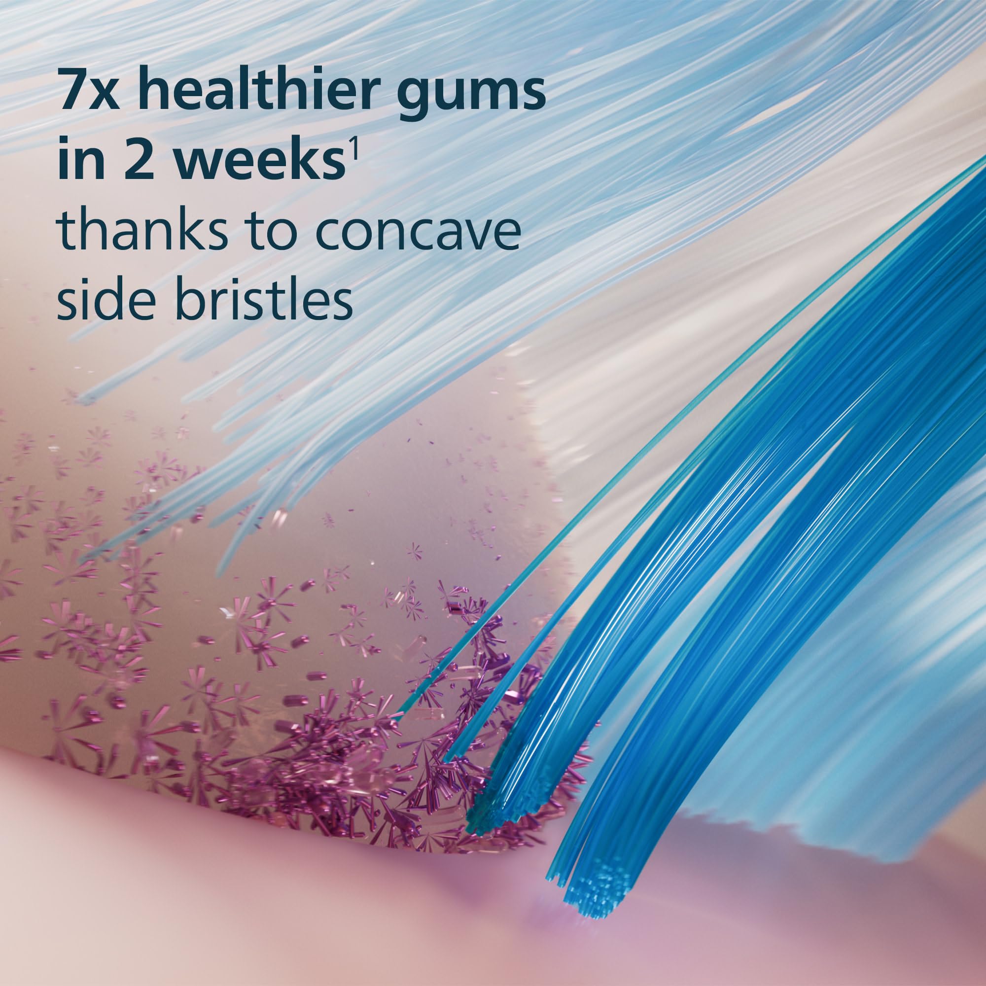 Philips Sonicare zona de goma flexible que potencia movimiento y cobertura