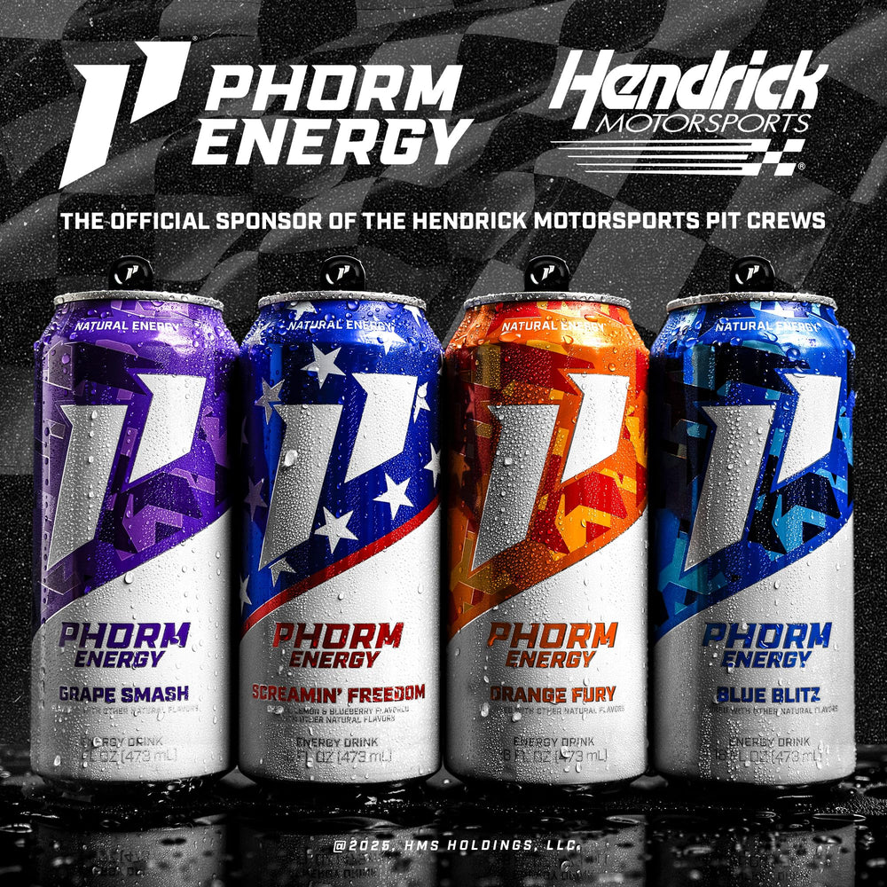 PHORM ENERGY pack de 12 latas ideal para abastecer varias jornadas