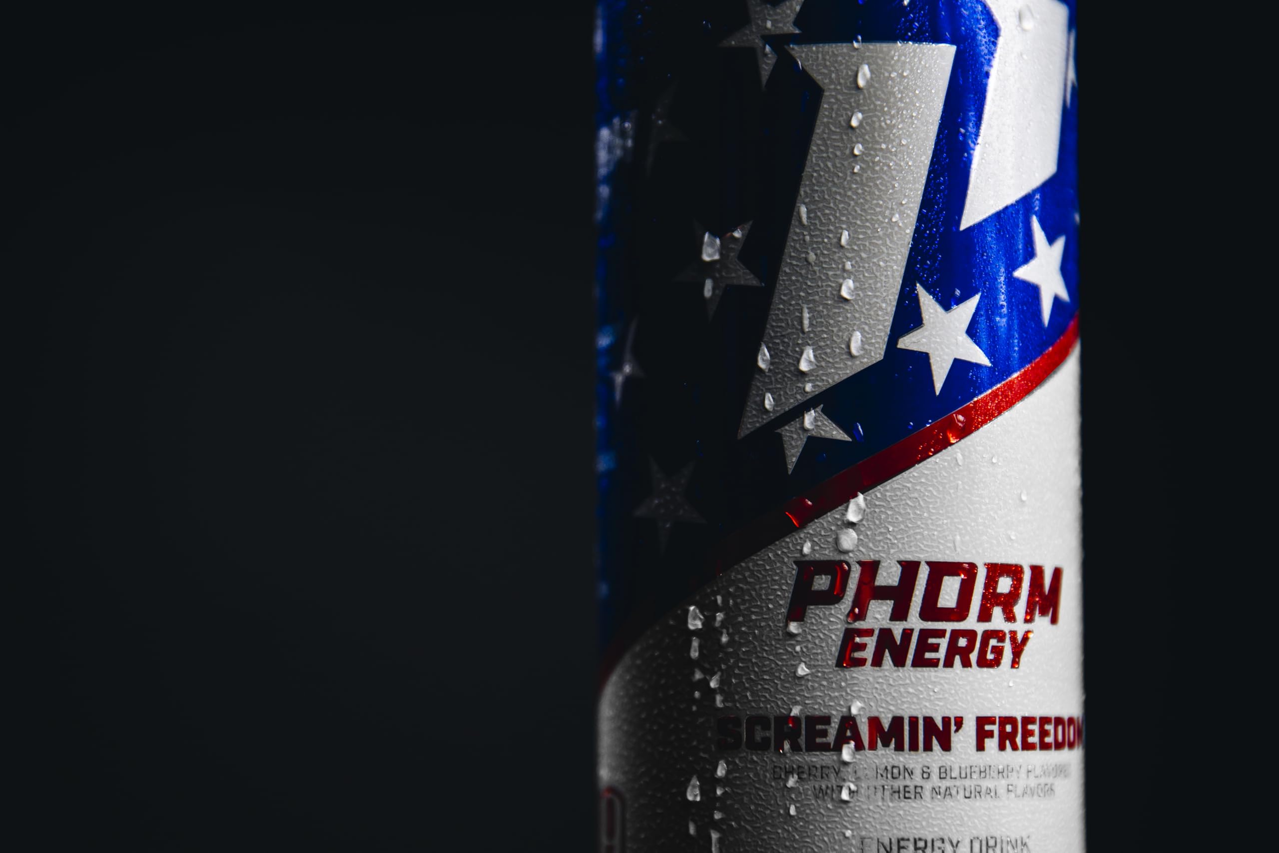 PHORM ENERGY pack de 12 latas en caja ideal para almacenamiento y reposición