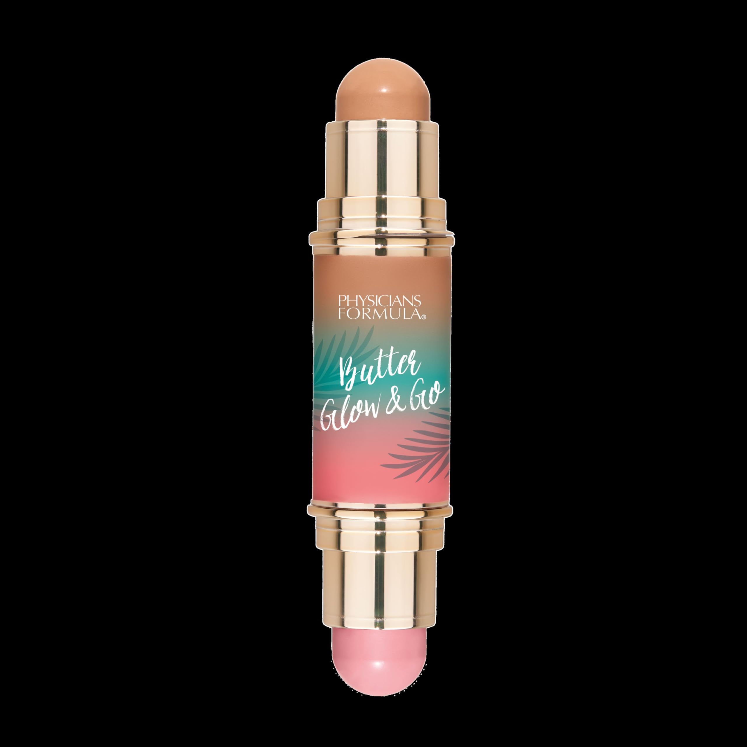 Physicians Formula extremos del stick abiertos mostrando tonos mate y glow