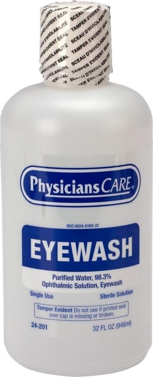 PhysiciansCare botella frontal y etiqueta, facilita identificación rápida