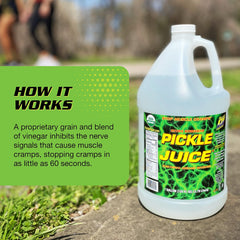 Pickle Juice ingredient label displaying organic, no-sugar composition