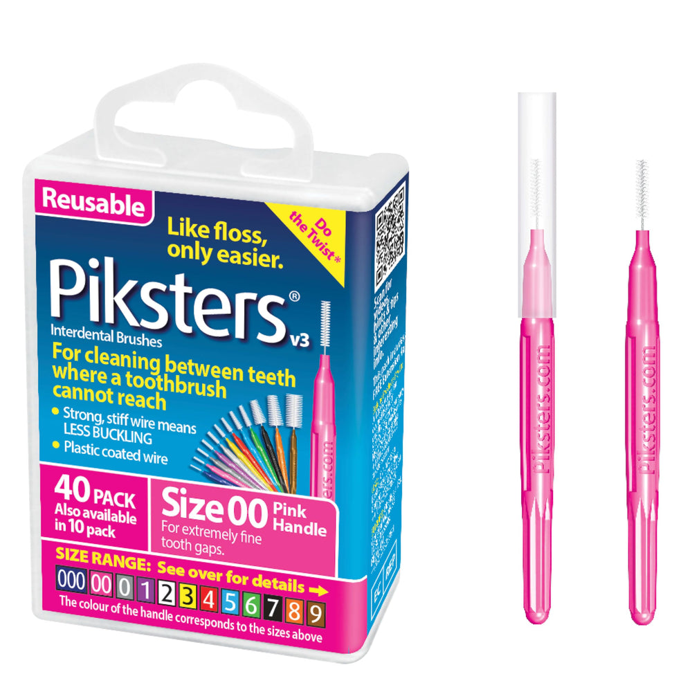 Piksters pack frontal 40 unidades para higiene interdental precisa