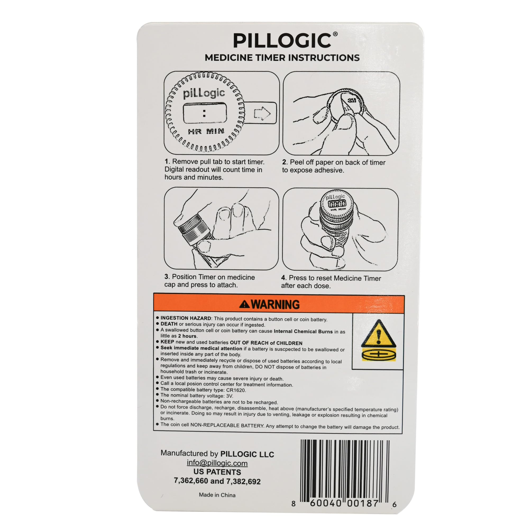 Pillogic transferido a frasco recargado facilita reutilizar entre recetas