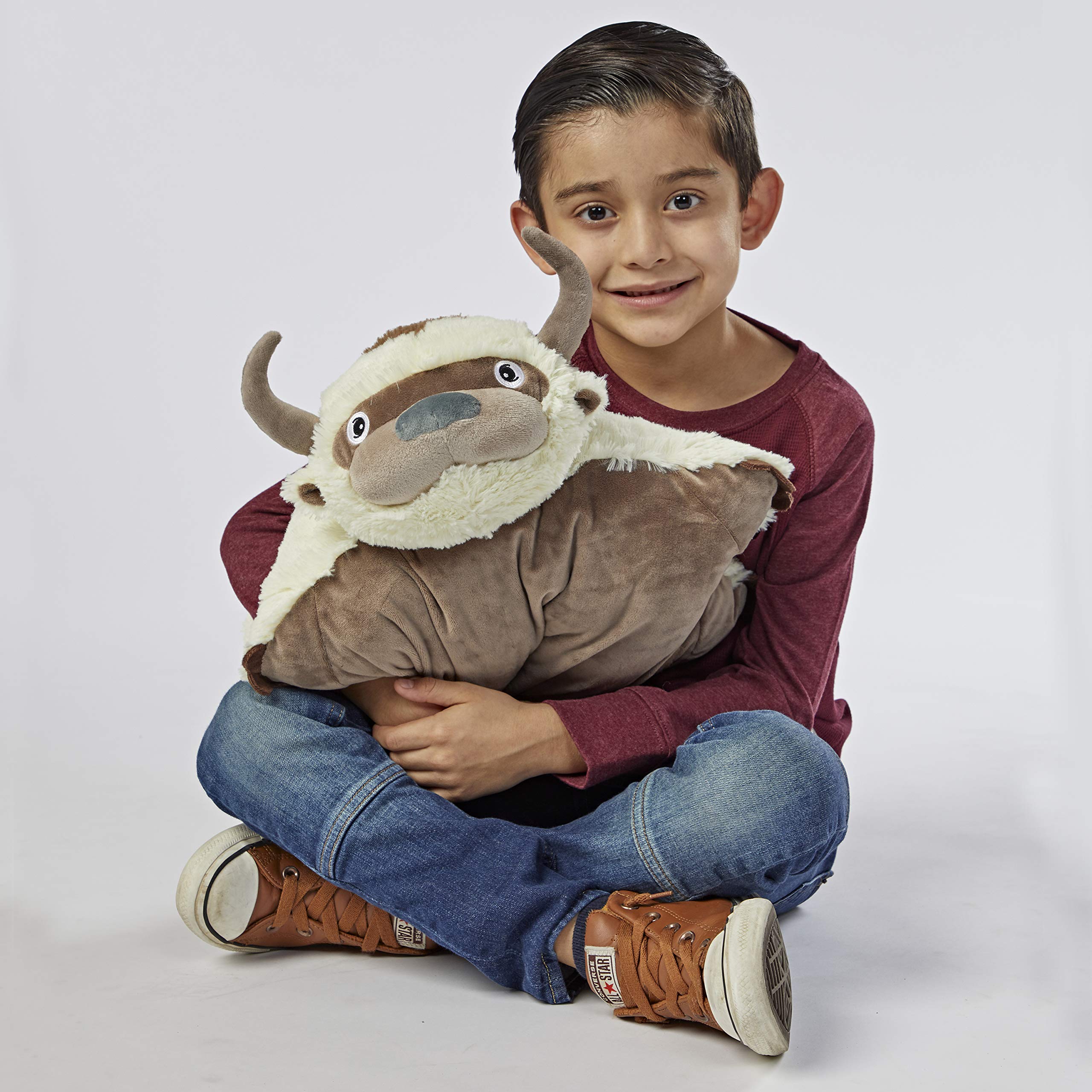 Pillow Pets Appa desplegado en almohada 16" para dormir y viajar