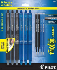 PILOT bolígrafo FriXion Clicker frente mostrando diseño, escritura precisa