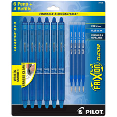 PILOT FriXion Clicker frente mostrando diseño retráctil y acabado profesional
