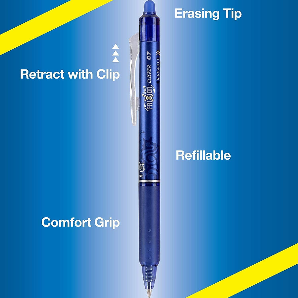 PILOT FriXion detalle de punta 0,7 mm para trazos finos y precisos