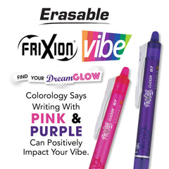 PILOT FriXion Vibe punta fina 0,7 mm mostrando escritura precisa y fluida