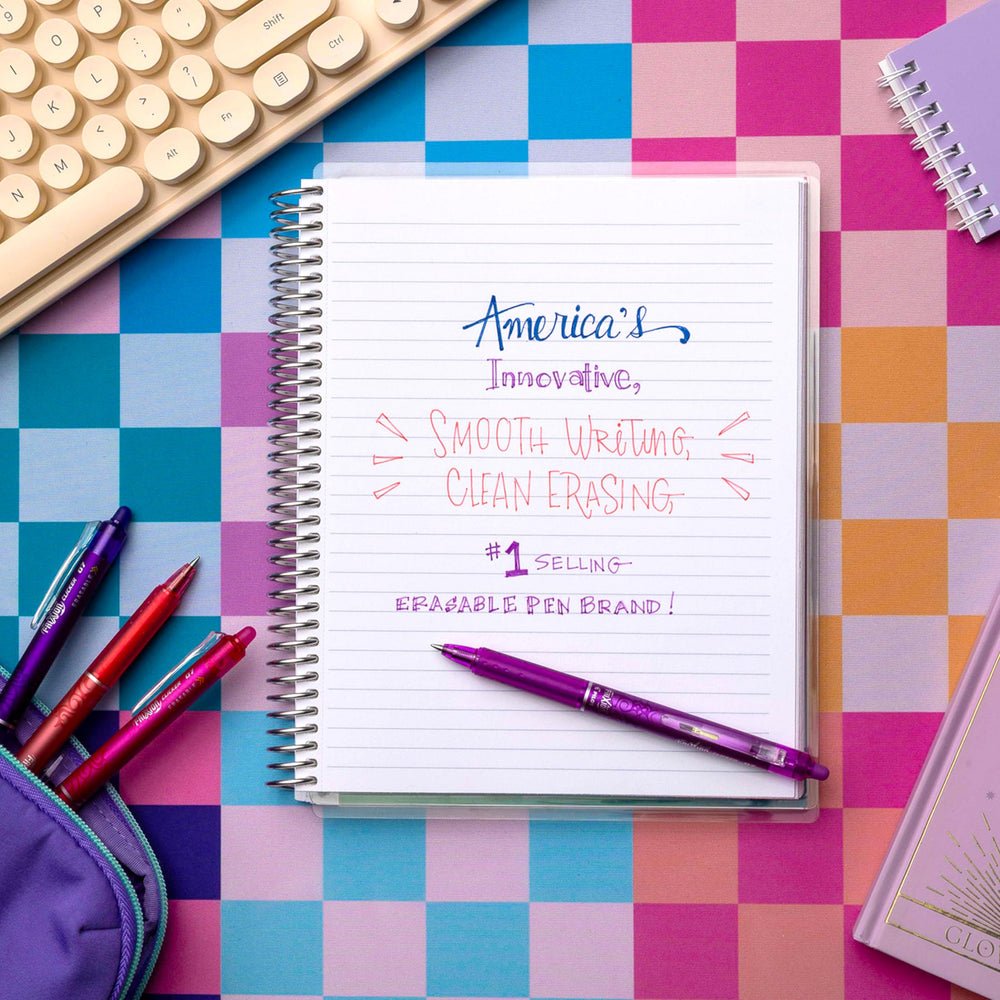 PILOT FriXion Vibe en escritorio creativo estilo vida para uso diario y planificación