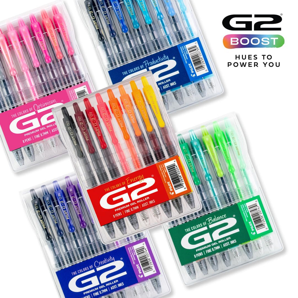 PILOT G2 escribiendo en cuaderno, demuestra legibilidad y control