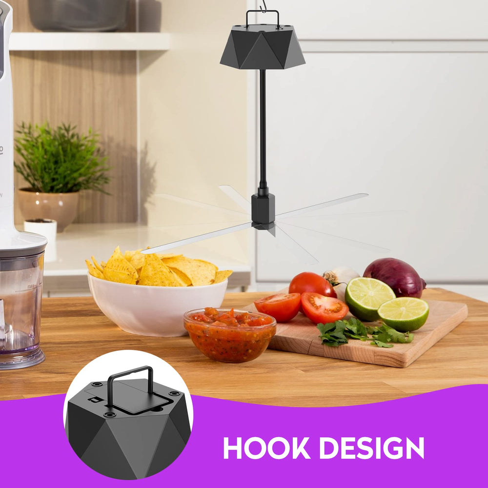 PIMAG inserción de 2 pilas AA para alimentar ventilador, fácil recambio