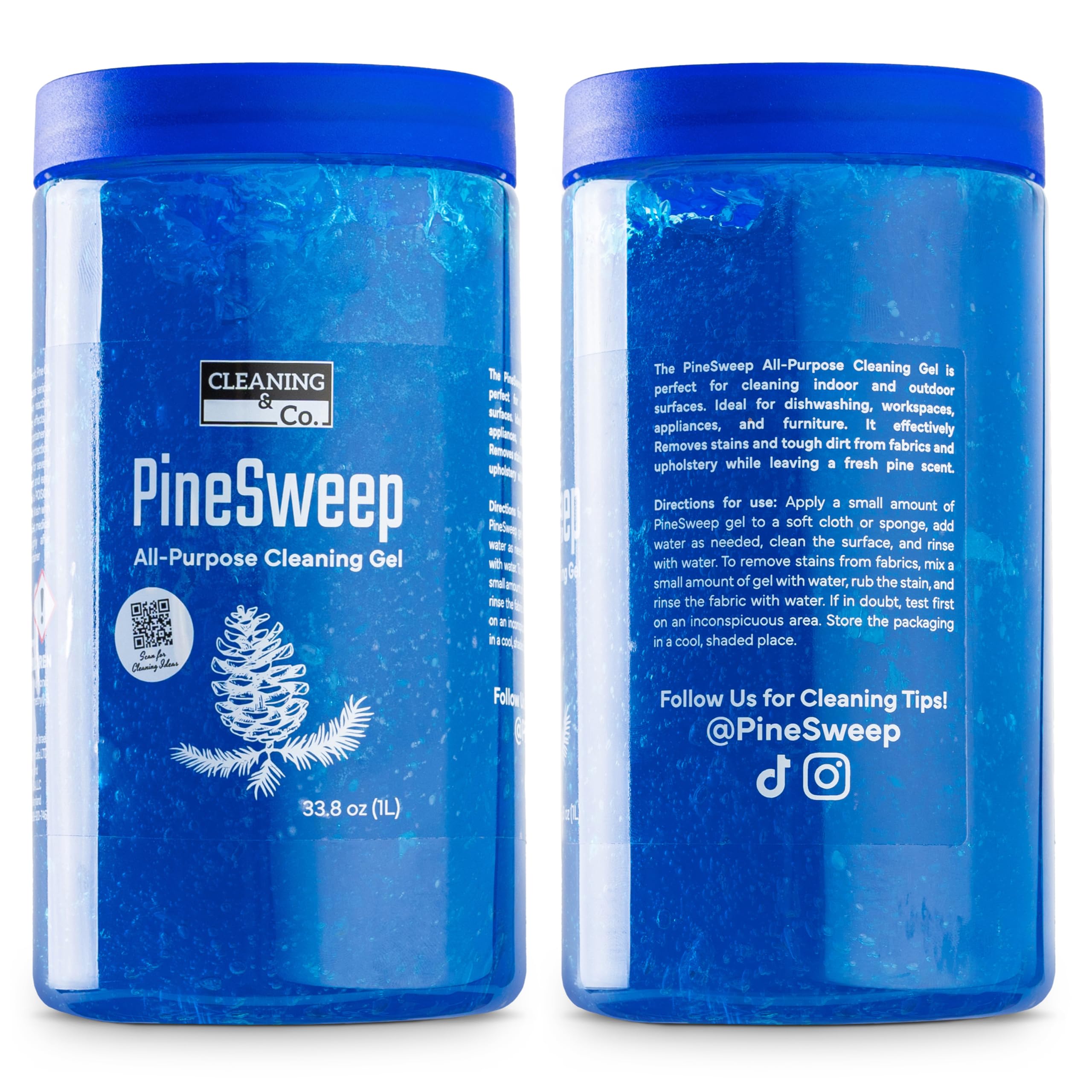 PineSweep textura del gel espeso que facilita la adherencia a manchas