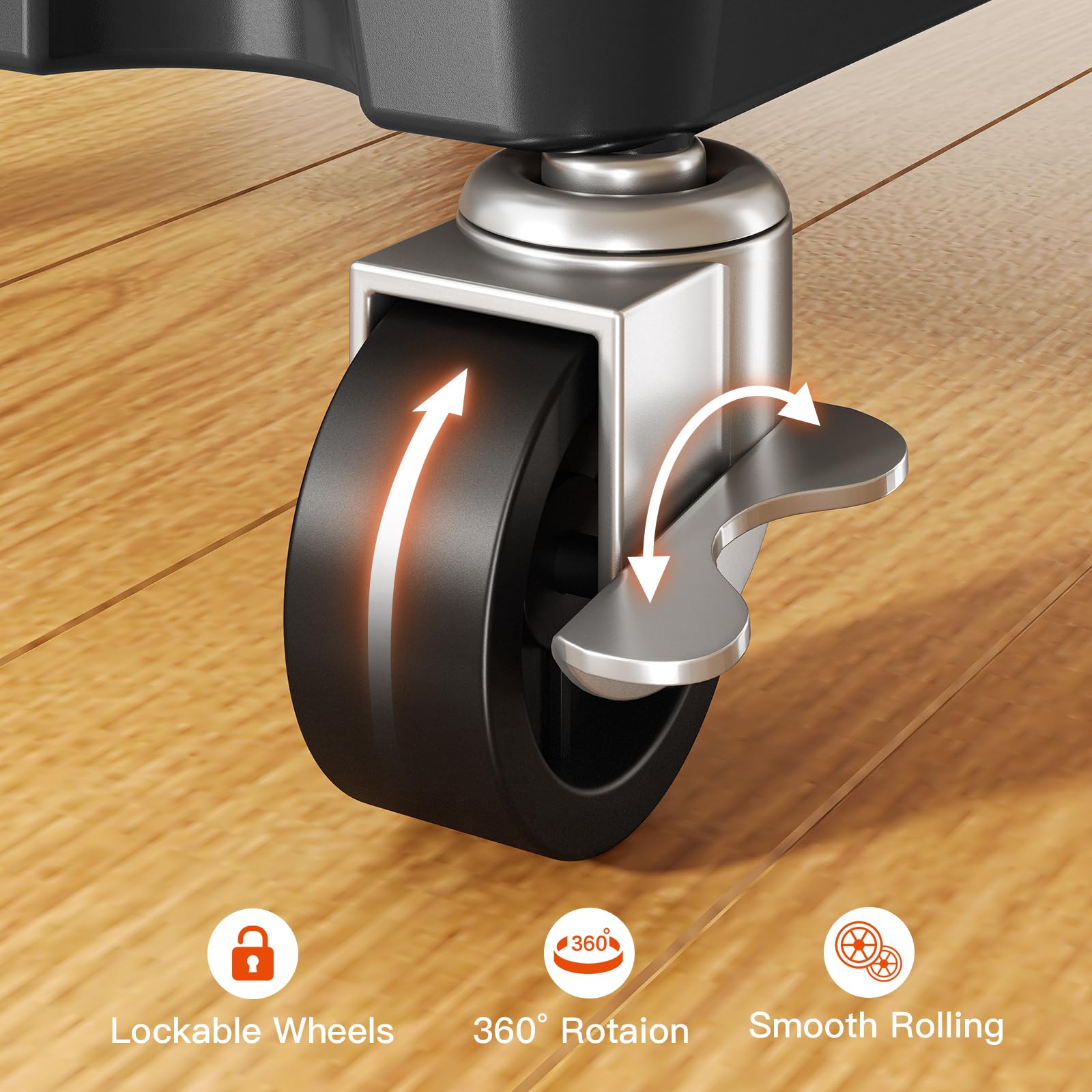 Pipishell carrito en uso en cocina, agiliza el acceso a utensilios y condimentos