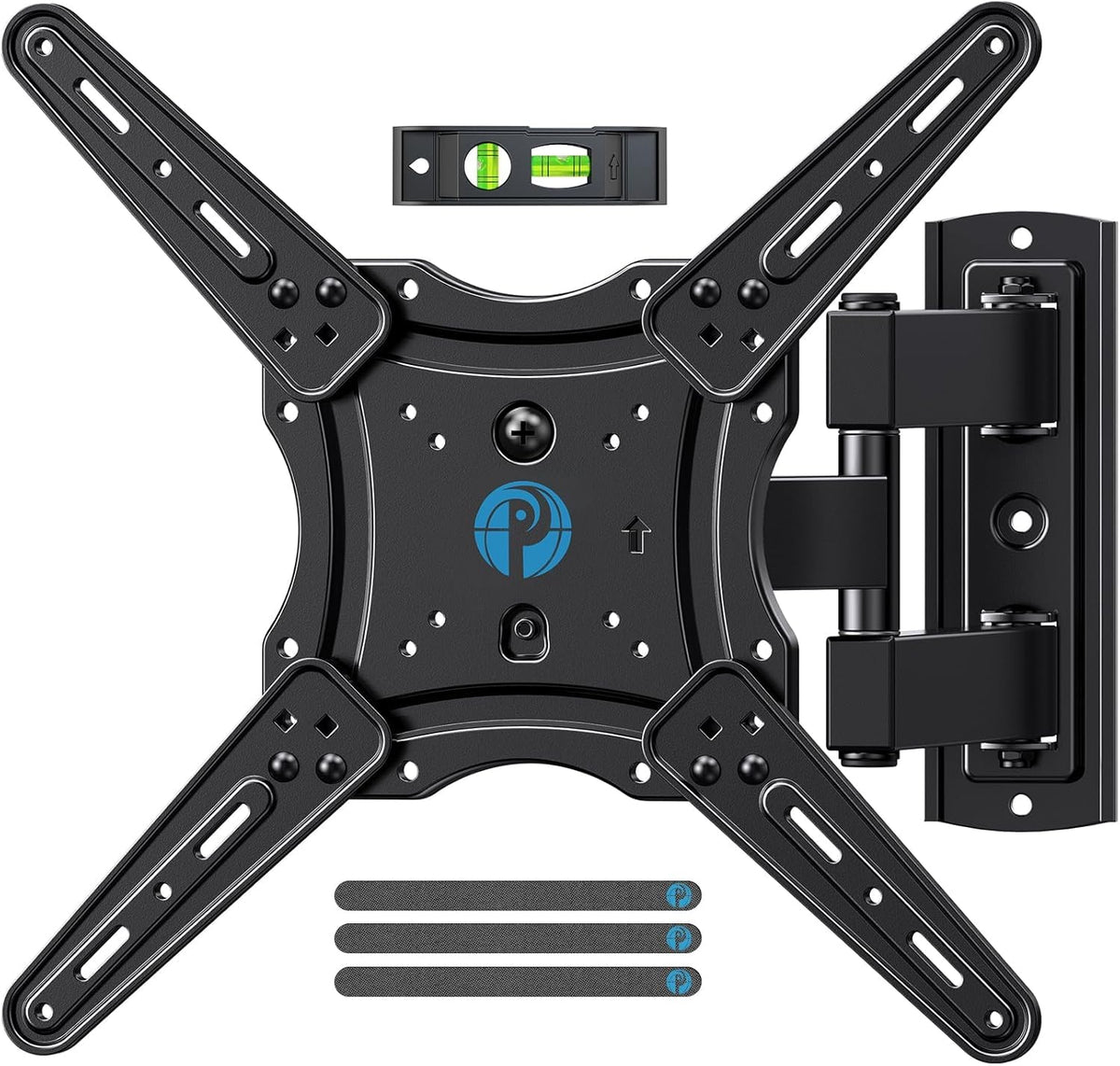 Pipishell front view of mounted TV showing secure fit and clean look