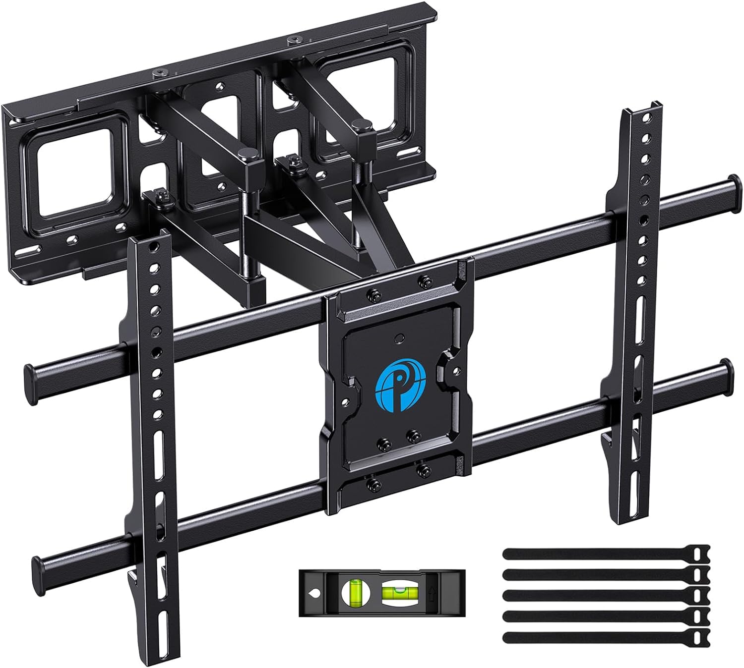 Pipishell vista frontal del soporte montado mostrando ajuste seguro
