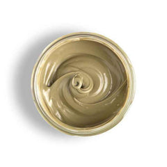Pistì cuchara con crema mostrando textura sedosa, beneficio de fácil untado