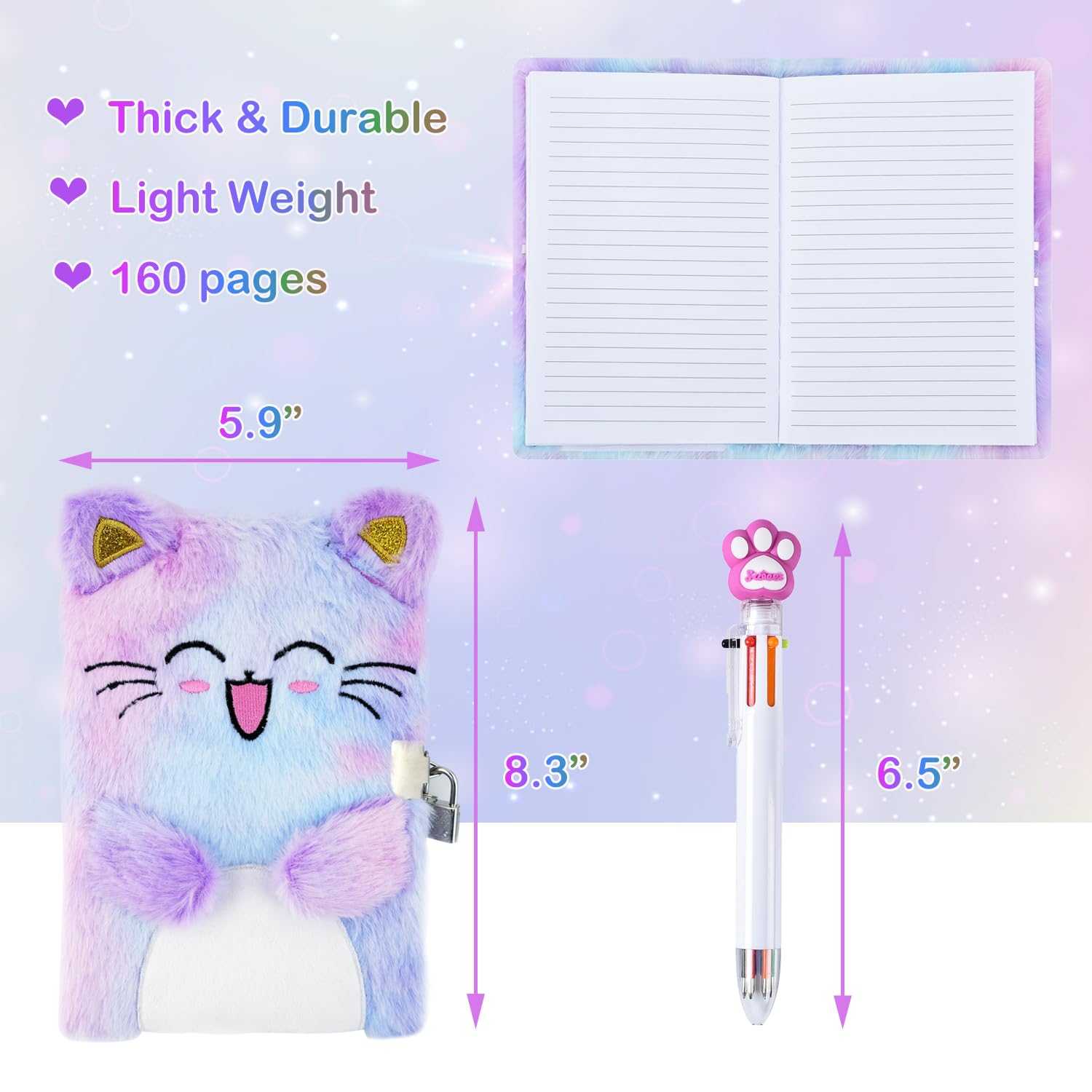 PJDRLLC monedero de gato a juego ideal para guardar pequeños objetos y monedas