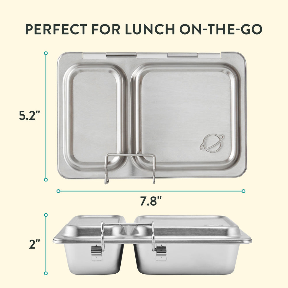 PlanetBox Shuttle primer plano del acabado cepillado y resistencia