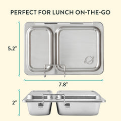 PlanetBox Shuttle primer plano del acabado cepillado y resistencia