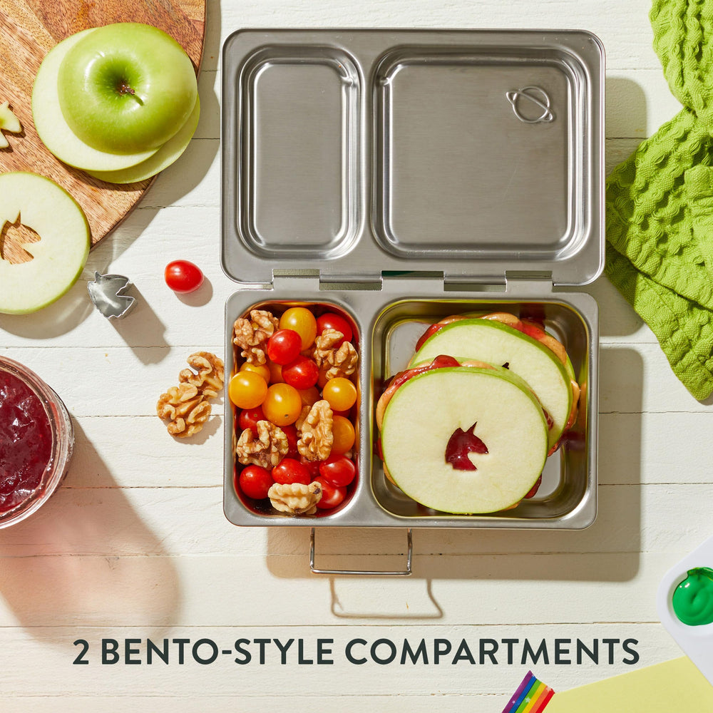 PlanetBox Shuttle vista interior con compartimentos para comidas balanceadas