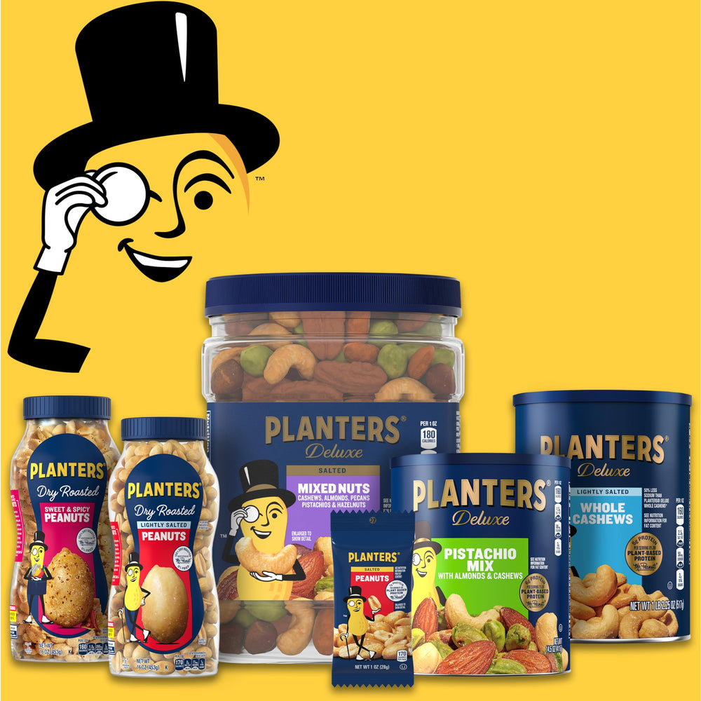 PLANTERS etiqueta nutricional y kosher, información clara y confiable