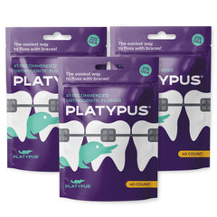 Platypus empaque frontal mostrando el pack y la cantidad para limpieza rápida