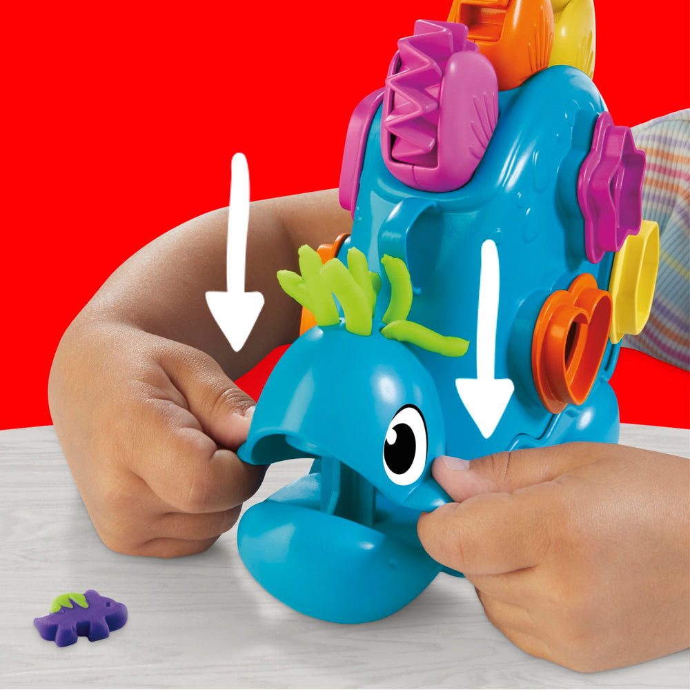 Play-Doh tapete con actividades de emparejar formas y colores para aprendizaje táctil