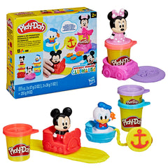 Play-Doh packaging frontal mostrando el set Disney y facilidad de juego
