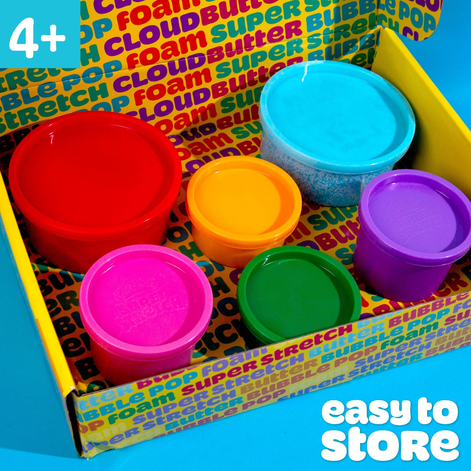 Play-Doh Foam con perlas visibles, contraste crujiente para juego sensorial