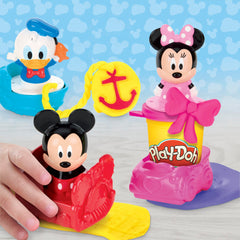 Play-Doh figura Mickey con estampador mostrando impresión divertida