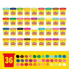 Play‑Doh detalle de textura que resalta la suavidad y facilidad de modelado
