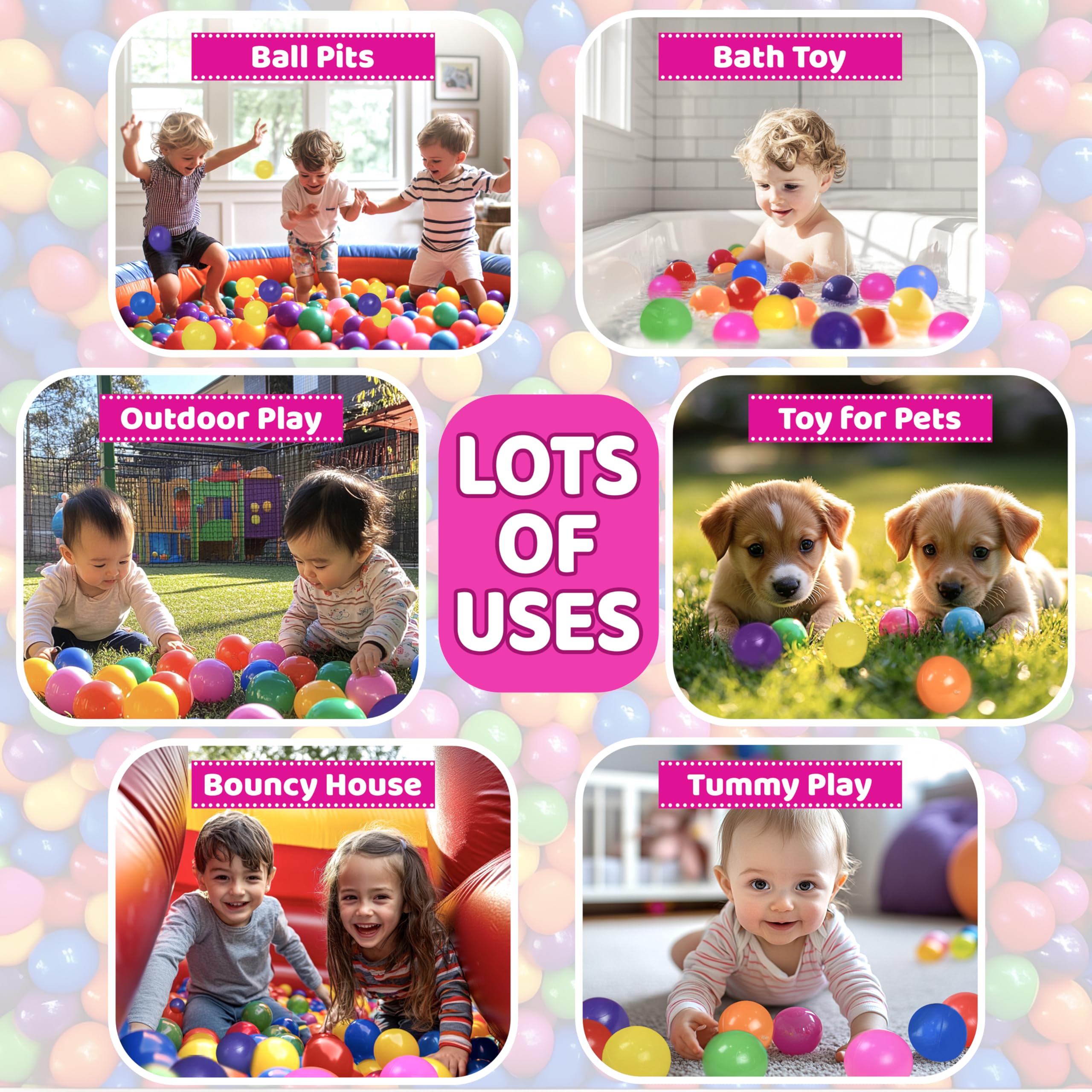 Play22 ambiente de fiesta infantil con bolas como decoración y entretenimiento