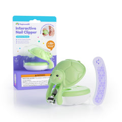 Playhouse MD paquete frontal mostrando cortauñas y accesorios, práctico para regalo