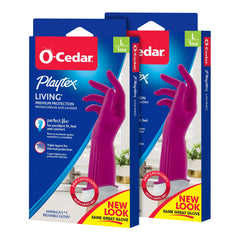 PLAYTEX frente del empaque mostrando par de guantes y beneficios