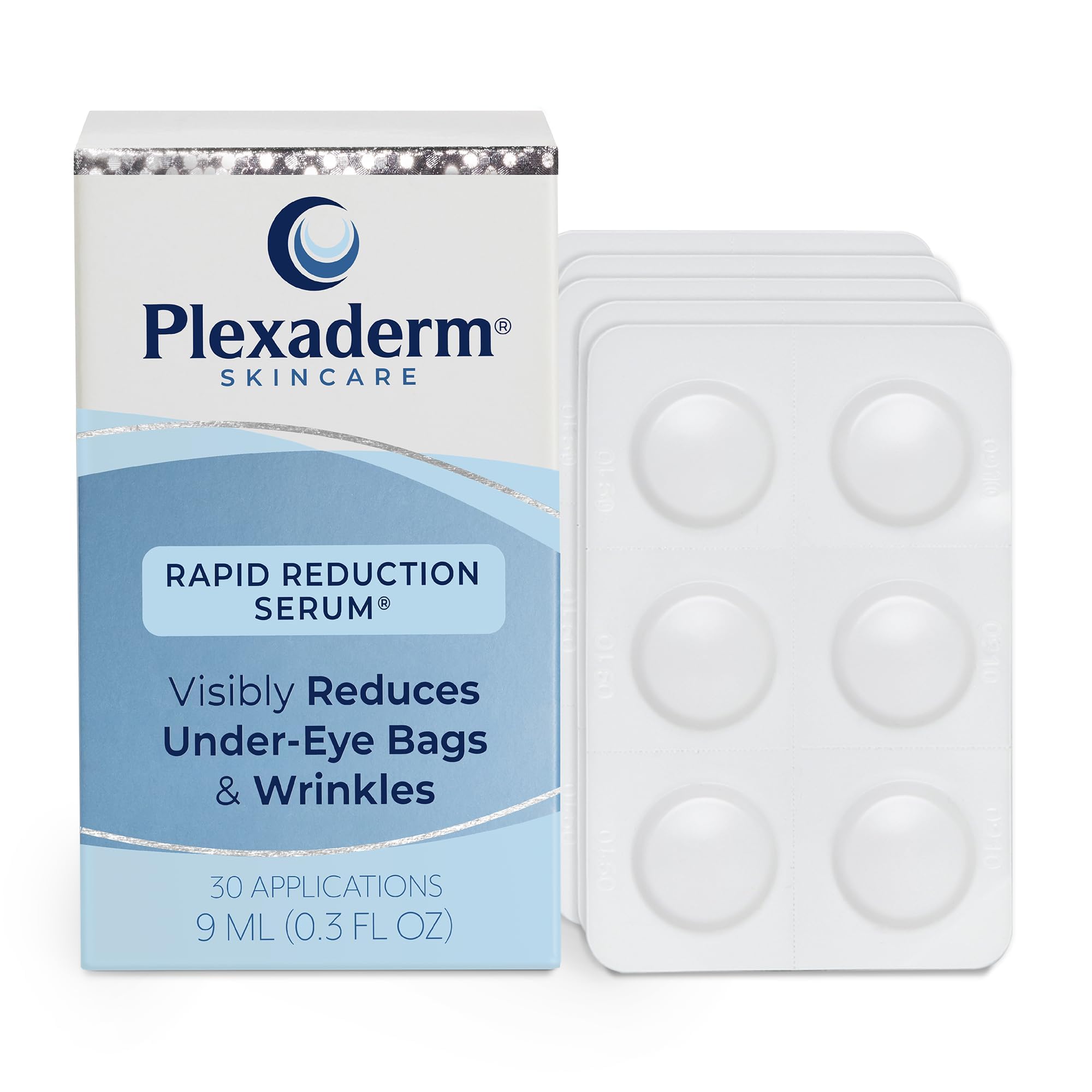 Plexaderm envase frontal con 30 monodosis mostrando conveniencia y dosificación precisa