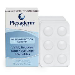 Plexaderm envase frontal con 30 monodosis mostrando conveniencia y dosificación precisa