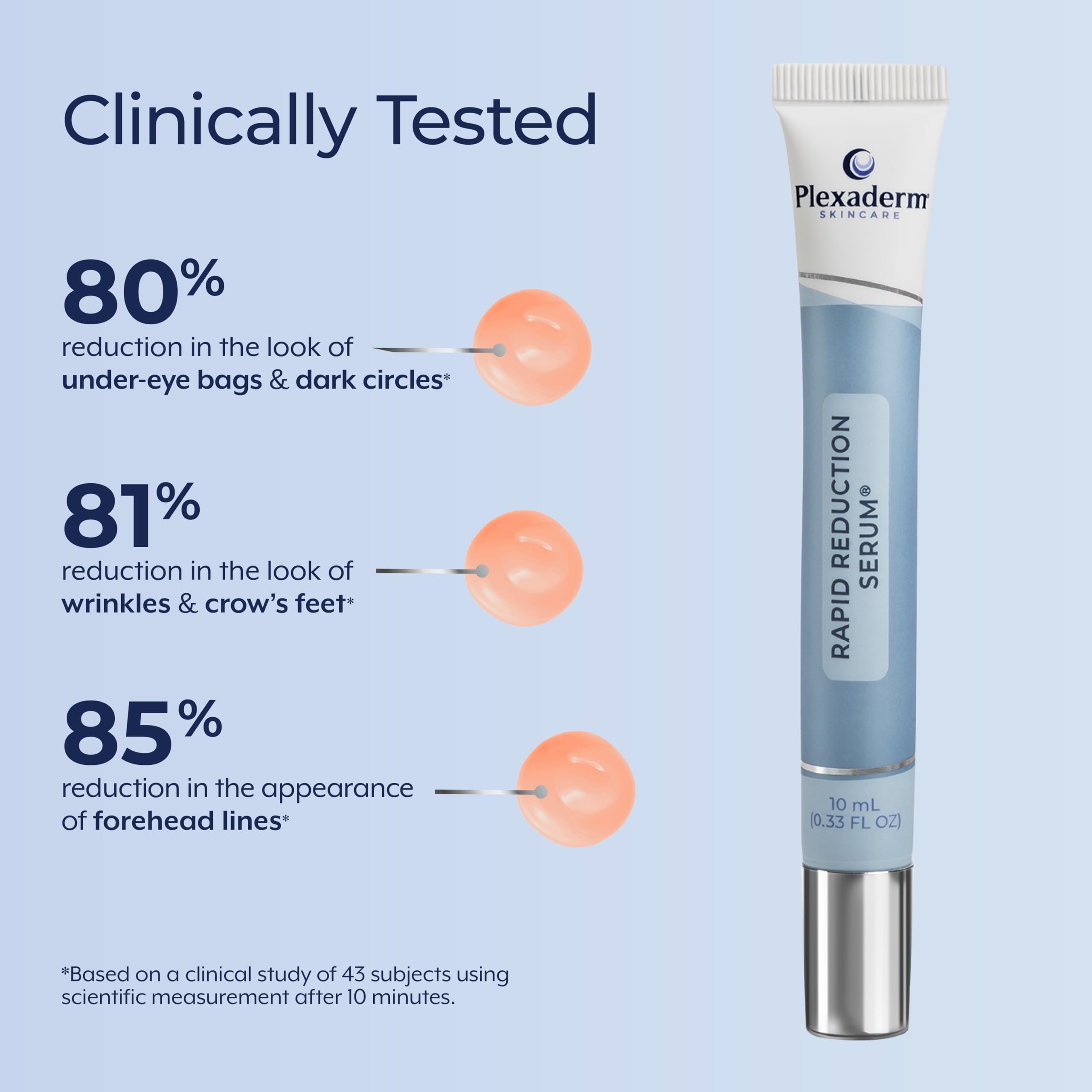 Plexaderm producto en tocador junto a espejo para rutina diaria
