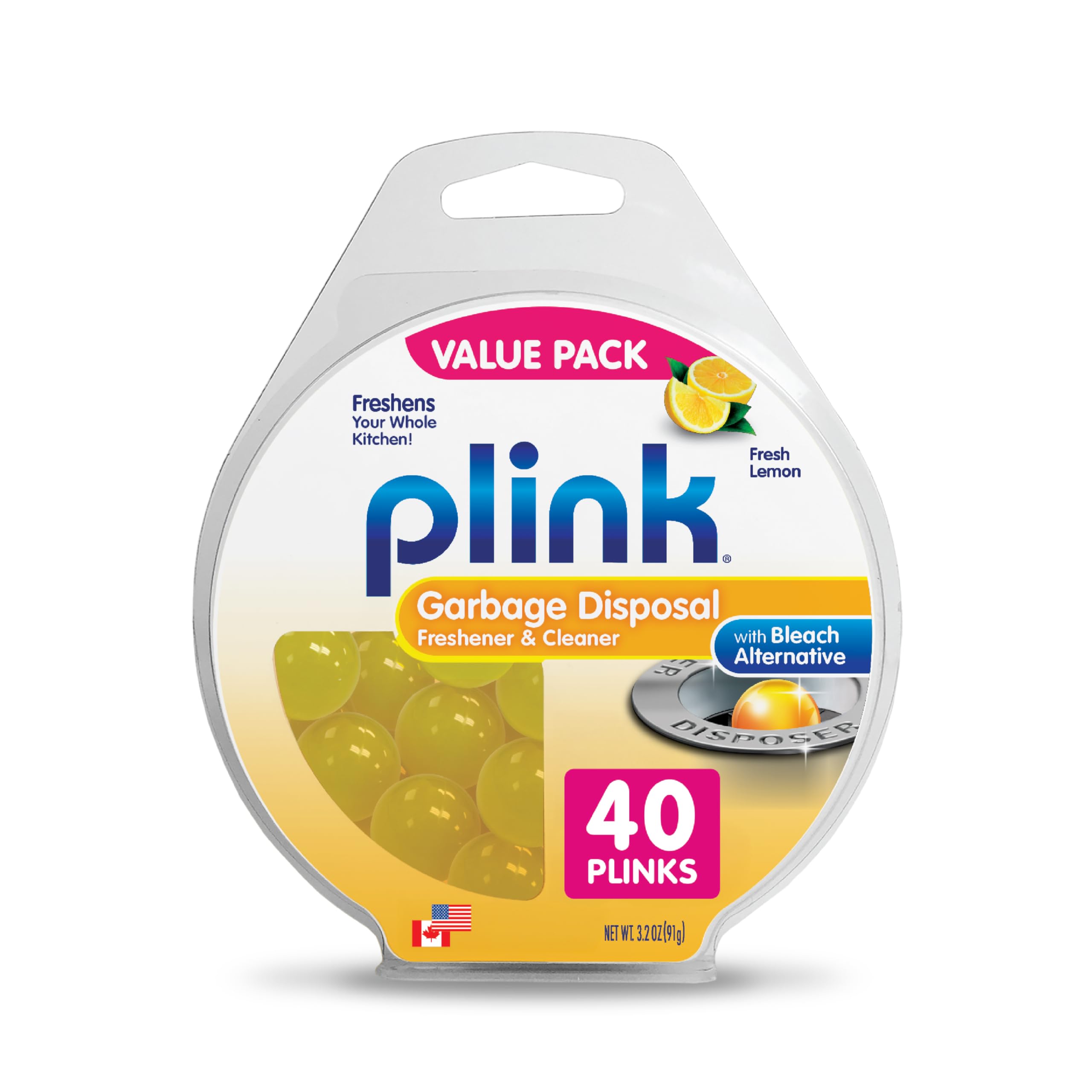 Plink empaque frontal con cápsulas limón mostrando aspecto y cantidad