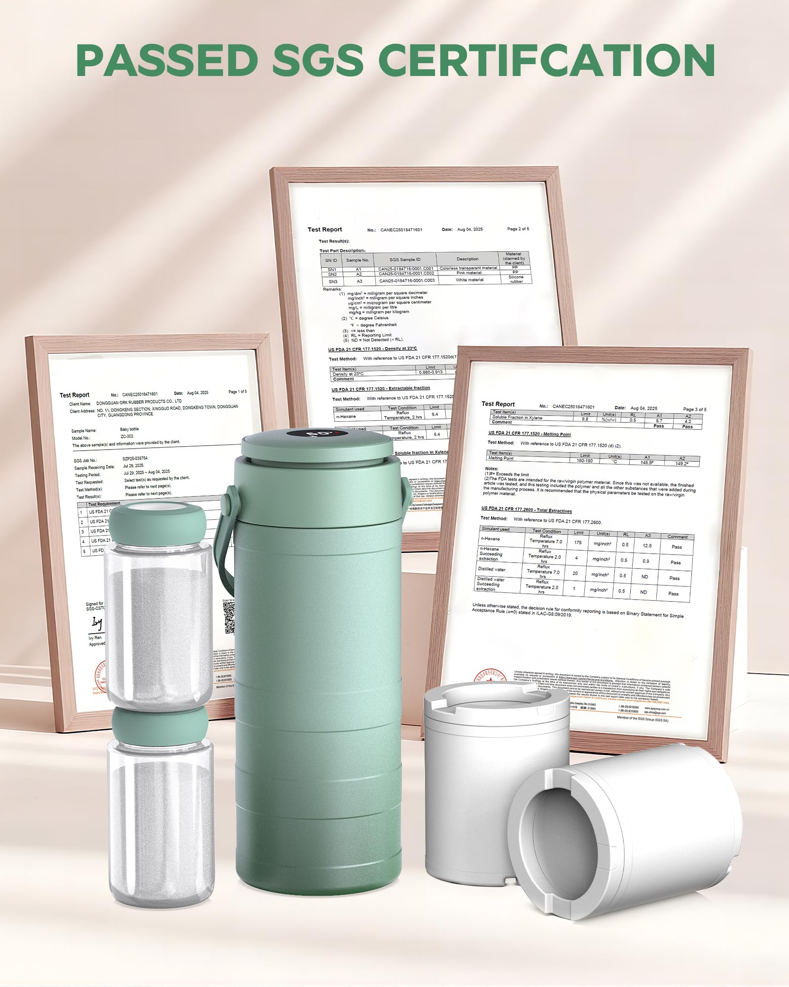 PLOSIF materiales certificados y libres de BPA para seguridad alimentaria