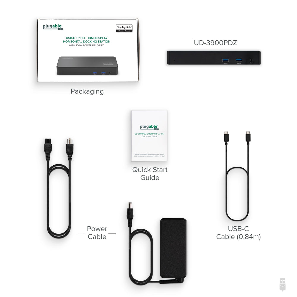 Plugable caja y accesorios listos para instalación rápida