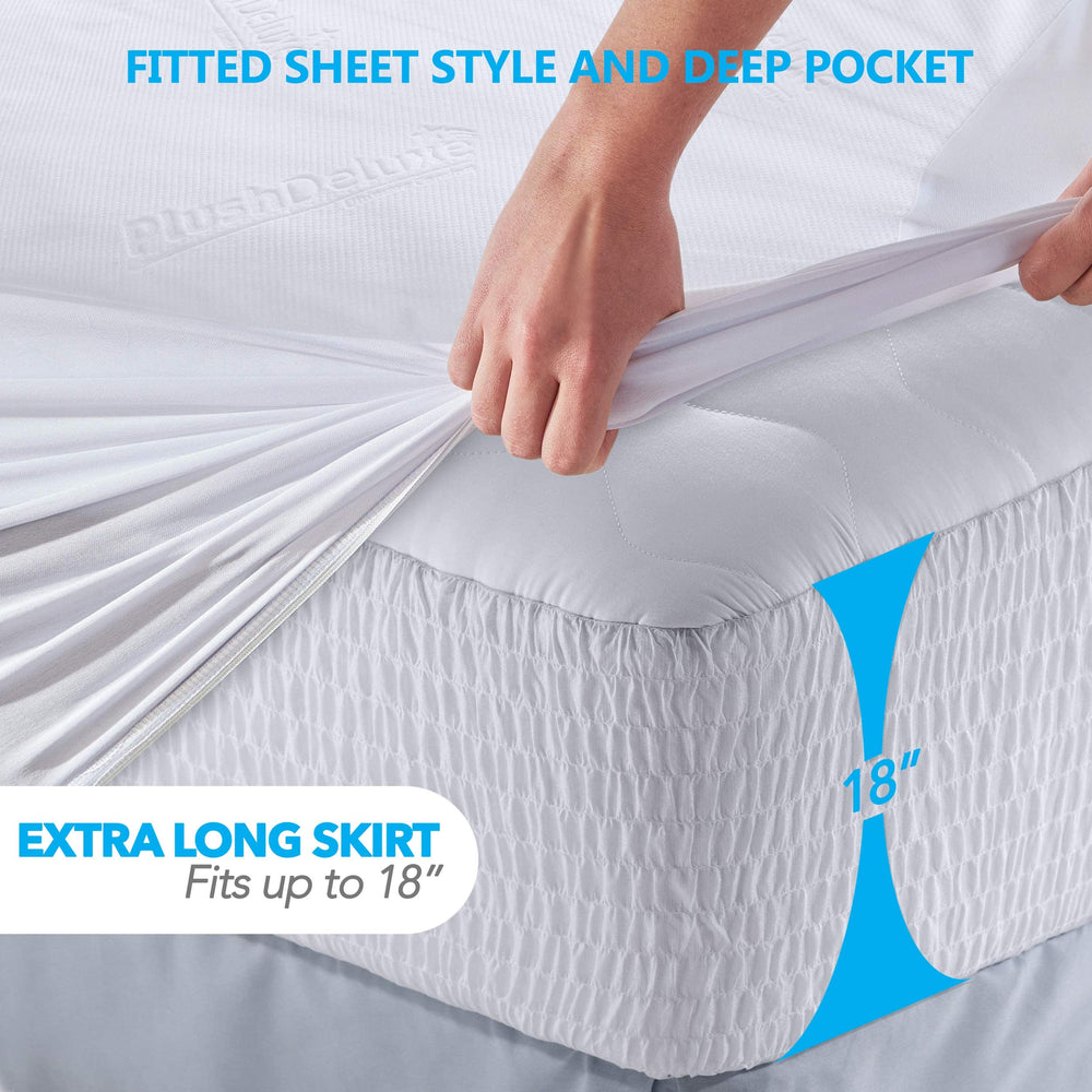 PlushDeluxe detalle de la membrana impermeable que evita filtraciones