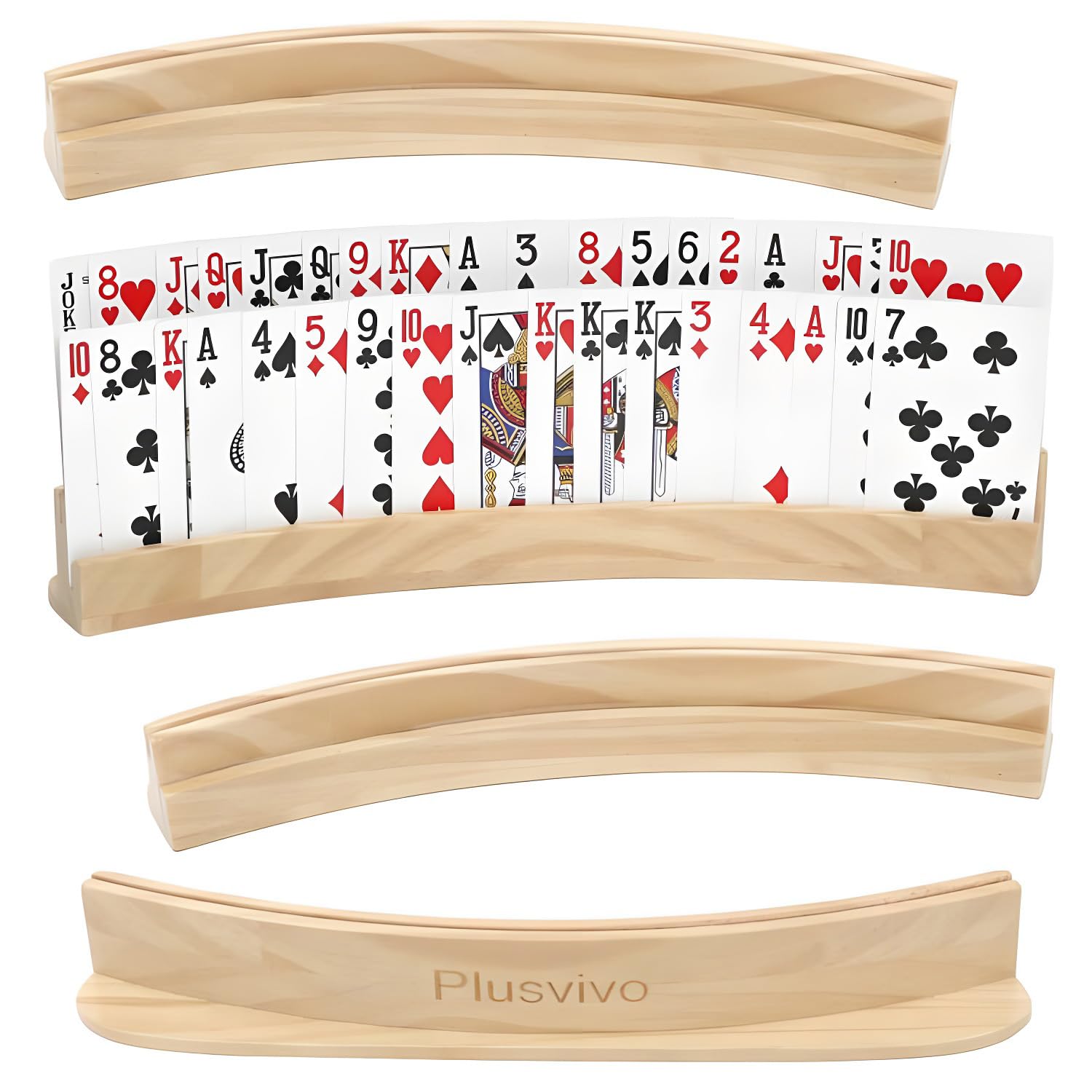 plusvivo soportes frontales pack de 4, solución para manos cansadas