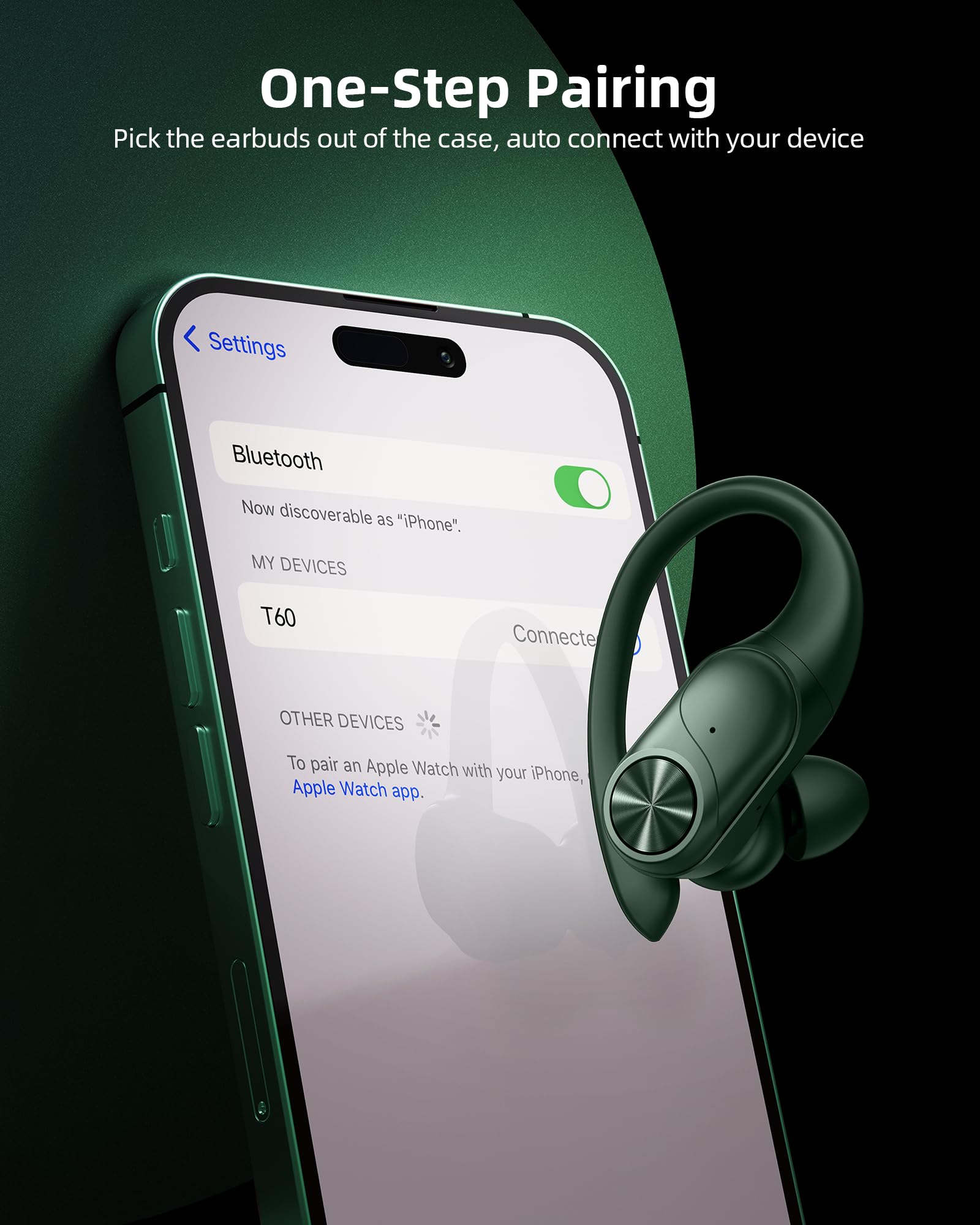 PocBuds primer plano de puntas en tres tamaños para ajuste personalizado