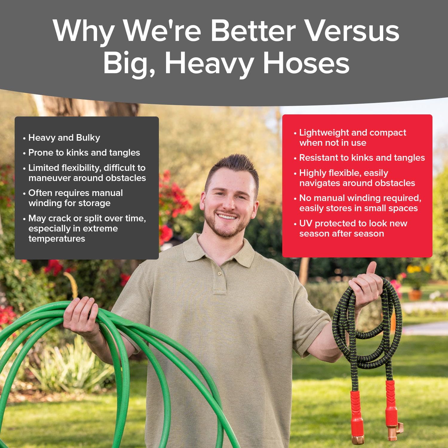 Pocket Hose Ballistic corte del núcleo de tres capas para mayor resistencia