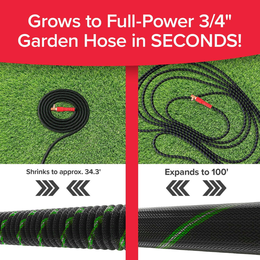 Pocket Hose Ballistic detalle de textura con doble protección UV para mayor vida útil