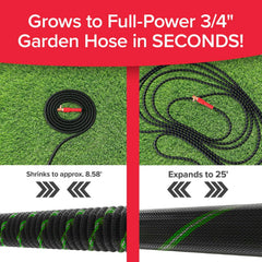 Pocket Hose Ballistic detalle de la funda reforzada mostrando resistencia solar