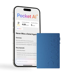 Pocket Sierra Blue frontal mostrando diseño compacto y fácil transporte